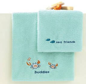 Πετσέτες Παιδικές Crabs (Σετ 2τμχ) Ciel Palamaiki Towels Set 100% Βαμβάκι