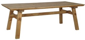 Τραπεζαρία Home ESPRIT Καφέ Φυσικό Ξύλο ξύλο πεύκου 220 x 100 x 76 cm