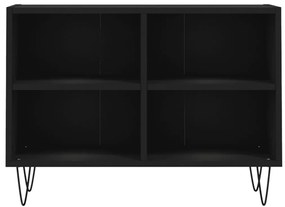 vidaXL Έπιπλο Τηλεόρασης Μαύρο 69,5x30x50 εκ. από Επεξεργασμένο Ξύλο