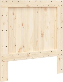 vidaXL Κεφαλάρι 100 x 104 εκ. από Μασίφ Ξύλο Πεύκου