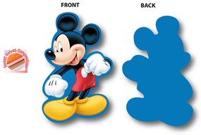 Διακοσμητικό Μαξιλάρι Βελουτέ Dimcol Mickey 440 Blue 15cm