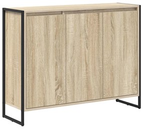 vidaXL Βοηθητικό ντουλάπι Σονόμα 96,5 x 30 x 75 εκ Επεξεργασμένο ξύλο