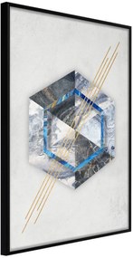 Αφίσα - Marble Composition II - 20x30 - Μαύρο - Χωρίς πασπαρτού