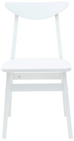 vidaXL Καρέκλες φαγητού 2 pcs Λευκό 42 x 47.5 x 81 εκ