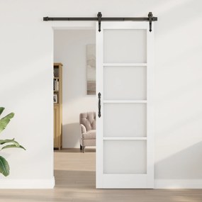 vidaXL Εσωτερική Πόρτα με Γυαλί "ORKDAL" Λευκή 73,5x211x4 εκ.