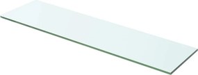 vidaXL Ράφια Πάνελ 2 τεμ. Διάφανα 60 x 12 εκ. Γυάλινα