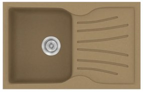 Sanitec Classic 327 Metallic Coffee Ένθετος Νεροχύτης
