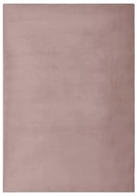 Χαλάκι Ροζ Παστέλ 180 x 270 εκ. από Συνθετική Γούνα Κουνελιού