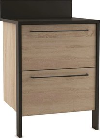 Ντουλάπι Loft με 2 συρτάρια