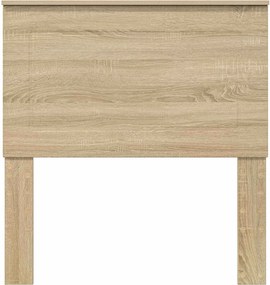 vidaXL Κεφαλάρι Δρύς Sonoma 100 cm Μηχανικά επεξεργασμένο ξύλο