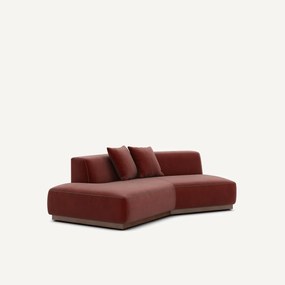 Γωνία καναπέ αριστερή από βελούδο, JACOPO