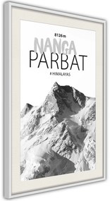 Αφίσα - Peaks of the World: Nanga Parbat - 40x60 - Χρυσό - Χωρίς πασπαρτού