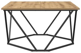 vidaXL Τραπεζάκι σαλονιού artisan δρυς 80 x 80 x 45 cm
