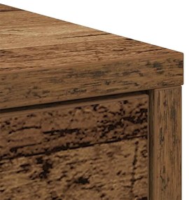 Συρταριέρα με Συρτάρια Παλαιό ξύλο 80x34x76 εκ. από Επεξ. Ξύλο - Καφέ