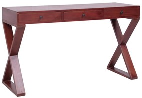 vidaXL Γραφείο Υπολογιστή Καφέ 115x47x77 εκ. από Μασίφ Μαόνι