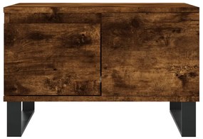 vidaXL Τραπεζάκι Σαλονιού Καπνιστή Δρυς 55x55x36,5εκ. Επεξεργασμ. Ξύλο