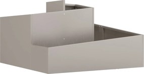 vidaXL Γλάστρα Κήπου Σκ rusty 80 x 80 x 50 εκ.