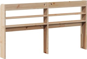 vidaXL Κεφαλάρι με Ράφια 135 εκ. από Μασίφ Ξύλο Πεύκου