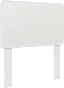 vidaXL Σκελετός Κρεβατιού Λευκό 75 x 190 cm Επεξεργασμένο ξύλο