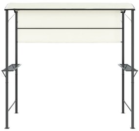 vidaXL Κιόσκι με Οροφή Κρεμ 220 x 110 x 200 εκ.