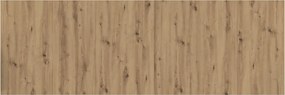 vidaXL Κεφαλή κρεβατιού με κομοδίνο 3 pcs Artisan Oak