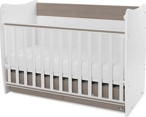 BED MATRIX NEW 60/120 WHITE/COFFEE-2BOX