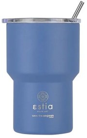 Estia Θερμός - Ποτήρι Για Καφέ Mug Lite Save The Aegean 400ml Denim Blue 01-18450