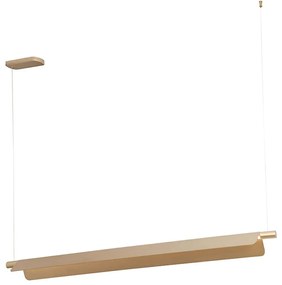Φωτιστικό Οροφής 25191 122x213cm Dim Led 1627lm 22W Gold