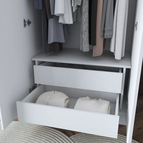 Συρταριέρα Λευκό BRANAR 86.2x50x39.8