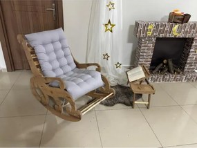 Stewehome Κουνιστή πολυθρόνα τηλεόρασης από mdf Καφέ
