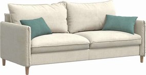 vidaXL Μαξιλάρι Καναπέ 2 pcs Θαλασσί 50 x 30 cm Υφασμάτινο Κορντουρά