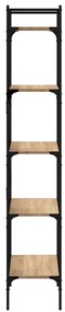 vidaXL Βιβλιοθήκη 5 Επιπέδων Sonoma Δρυς 56x31,5x174 εκ. Επεξ. Ξύλο