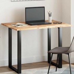 Επιφάνεια Γραφείου Ορθογώνια 100x70x2 εκ. Μασίφ Ξύλο Ακακίας