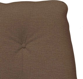 vidaXL Πολυθρόνα Καφέ 69 x 74 x 93 εκ. Πολυεστέρας και Κόντρα Πλακέ