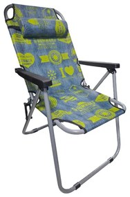 Πτυσσόμενη καρέκλα camping - 1680NZ - 241804 - Blue/Green-241804_g