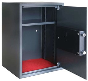 vidaXL Ψηφιακό Ασφαλές Σκούρο γκρι 35 x 31 x 50 εκ. Ατσάλι