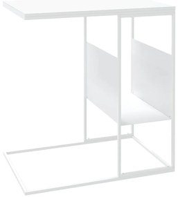 vidaXL Τραπέζι Βοηθητικό Λευκό 55x36x59,5 εκ. από Επεξεργασμένο Ξύλο