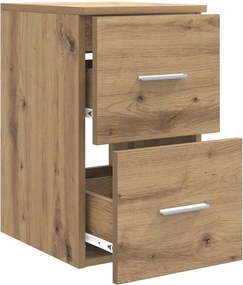 vidaXL Ντουλάπι Μπάνιου Ενδιάμεσο Artisan Δρυς 30 x 35 x 50 εκ.