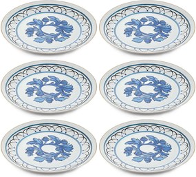 Service Plate Set (6 Pieces) DNR0052 Multicolor