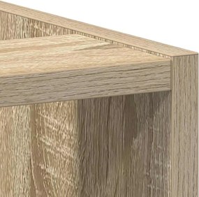 vidaXL Ντουλάπι "Riga" Sonoma Δρυς 40x44,5x81,5 εκ. από Τεχνητό Ξύλο