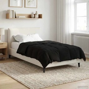 vidaXL Χειμερινό Παπλωματοθήκη 155 x 220 cm Χειμώνας Μαύρο Αναπνεύσιμο
