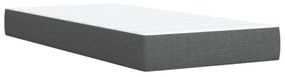 ΚΡΕΒΑΤΙ BOXSPRING ΜΕ ΣΤΡΩΜΑ ΣΚΟΥΡΟ ΓΚΡΙ 80X200 ΕΚ. ΥΦΑΣΜΑΤΙΝΟ 3294184