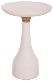 Βοηθητικό Τραπεζάκι σαλονιού TORG C18170.02 για Λαμπατέρ Fiber Cement Λευκό Φ41x62Υεκ. 41x41x62 εκ.