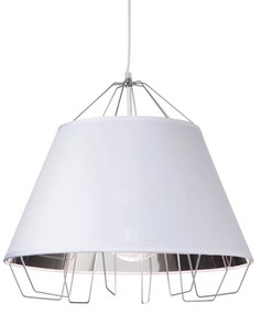Φωτιστικό Οροφής Avantgarde OD8003WS White Metal, Fabric