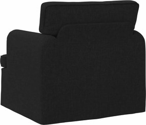 vidaXL Καναπές Μαύρο 84 x 80 x 85 εκ ύφασμα
