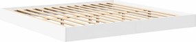 vidaXL Κρεβάτι Βιβλιοθήκης Λευκό 180 x 200 cm Επεξεργασμένο Ξύλο