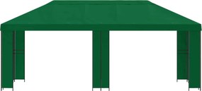 vidaXL Κήπος Γκαζebo 6 x 3 m Πράσινο Πολυεστέρας και Χάλυβας 190 gsm