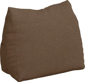 vidaXL Μαξιλάρι Πλάτης Καφέ 45 x 20 x 35 εκ. ύφασμα