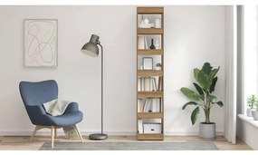 vidaXL Ντουλάπι βιβλίων/διαχωριστικό δωματίου Artisan Oak 40x30x198 cm