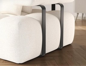 Γωνιακός Καναπές Velly-Λευκό-Αριστερή